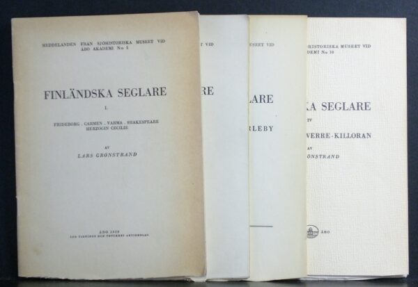 Lars Grönstrand Finländska seglare I-IV (1938)