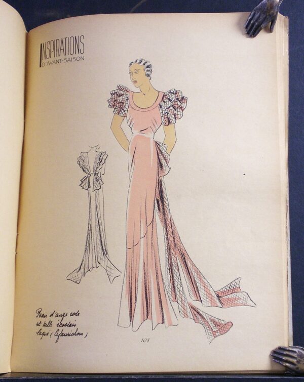 Inspirations d'avant-saison. Hiver 1934. Advance fashion inspirations