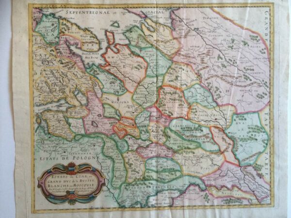 Sanson, N.: Estats du Czar ou Grand duc de la Russie Blanche ou Moscovie
