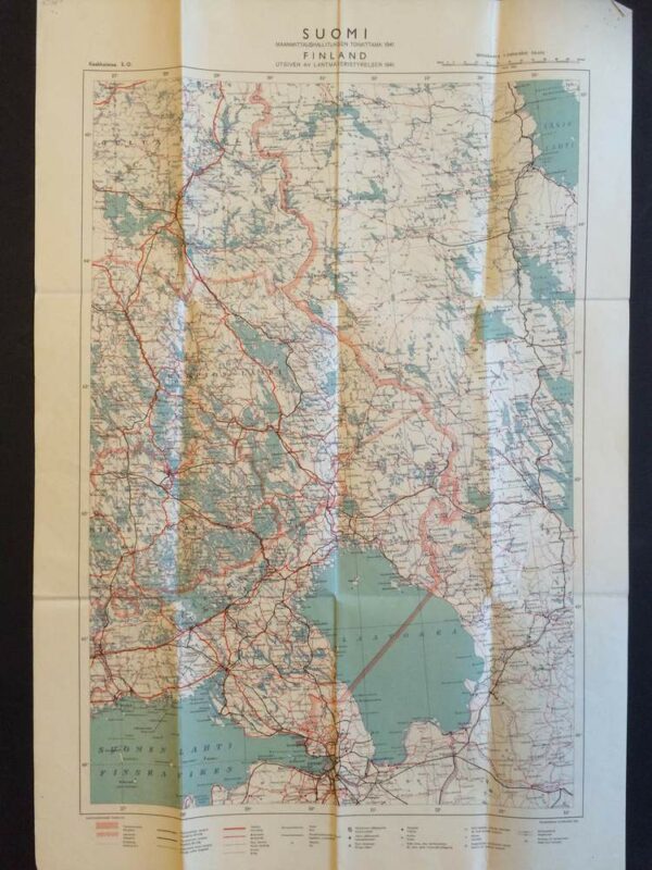Suomi. Kaakkoisosa. (Karjalan kannas)(1941)