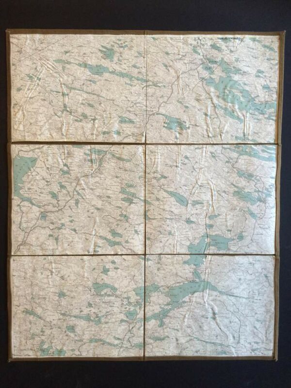 Kuusamo. Topografinen kartta