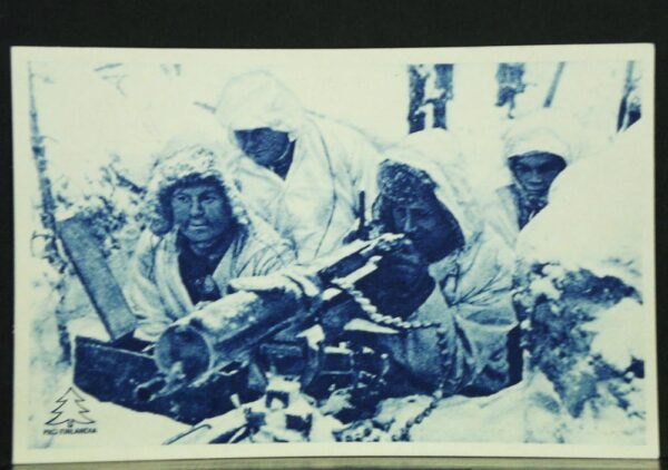 Postikortti - Postkort: Pro Finlandia. Suomalainen konekivääripesäke