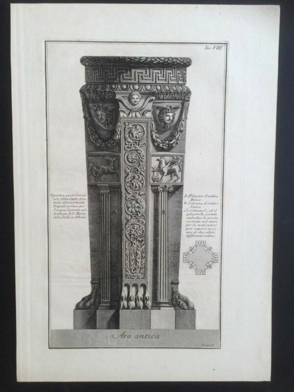 Piranesi, Giovanni Battista: Ara antica