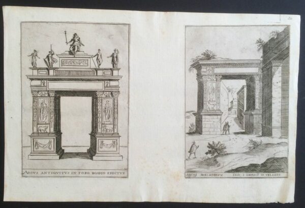 Brambilla, Ambrogio: Arcus antiquitus in foro boario erectus. Arcus Mercatorum