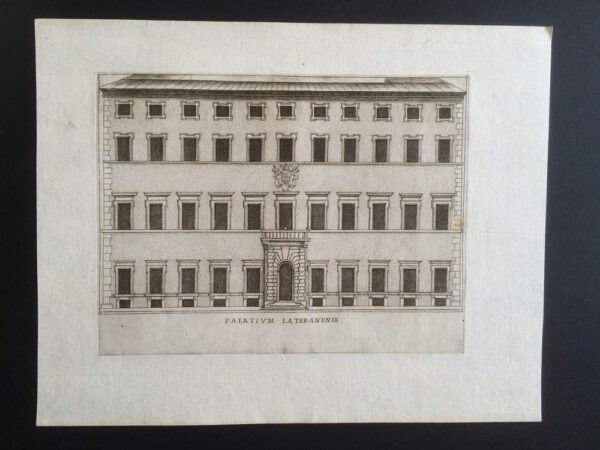 Falda, G. B. & P. Ferrerio: Palatium Lateranense (Palazzo del Laterano)