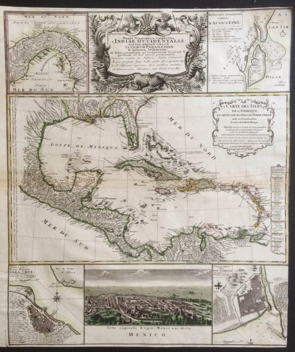 HOMANN Mappa Geographica Complectens (1750)