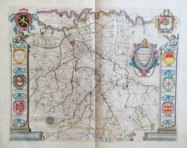 Blaeu, W. J. - vander Burght, W.: Quarta pars Brabantiae cujus caput Sylvaducis