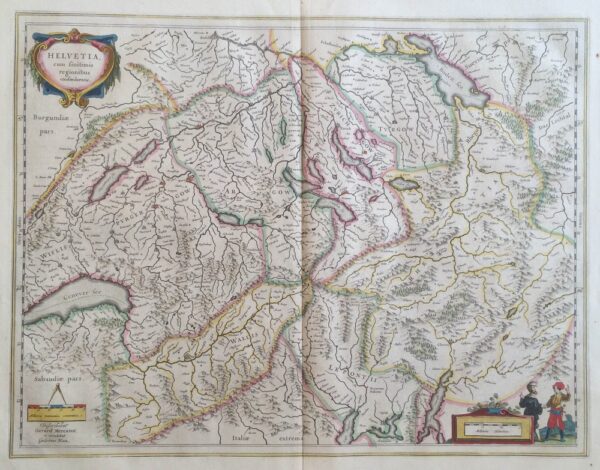Blaeu, W.J. - Mercator, G.: Helvetia cum finitimis regionibus confoederatis