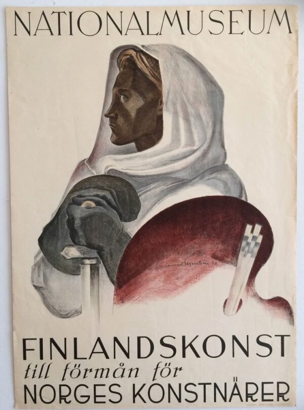 Segerstråle, Lennart: Nationalmuseum. Finlandskonst till förmån för Norges konstnärer | Original poster