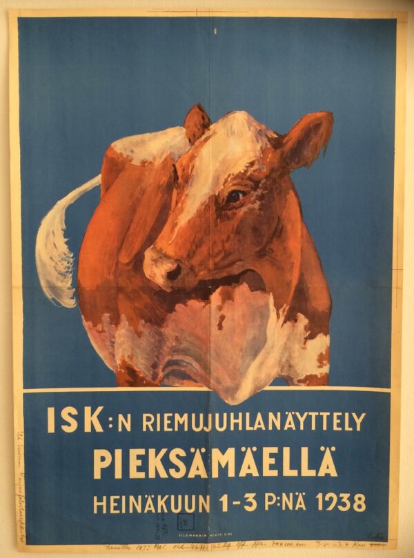 ISK:n riemujuhlanäyttely Pieksämäellä heinäkuun 1-3 p:nä 1938. Itä-Suomen Karjanjalostusyhdistys