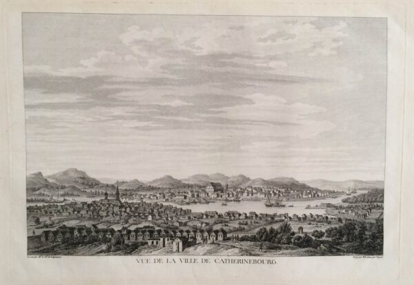 de Lespinasse, N. L.: Vue de la Ville de Catherinebourg
