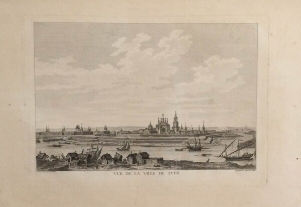 de Lespinasse, N. L.: Vue de la ville de Tver