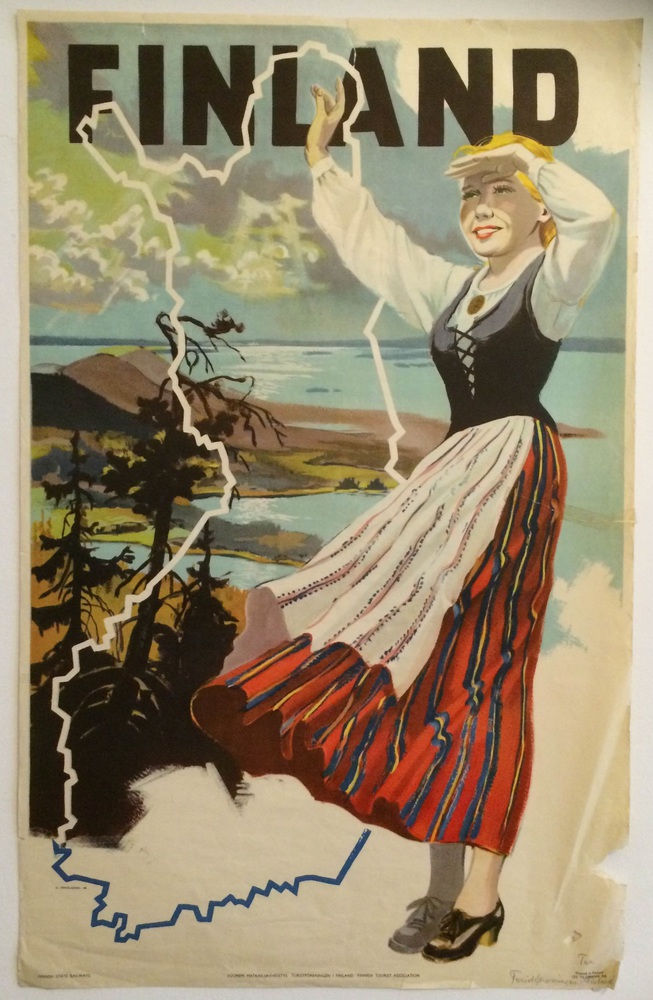 Vepsäläinen, Olavi: FINLAND | Original travel poster