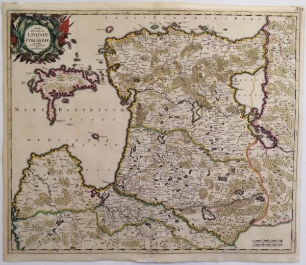 Valck, Gerard: Tabula Ducatum Livoniae et Curlandiae