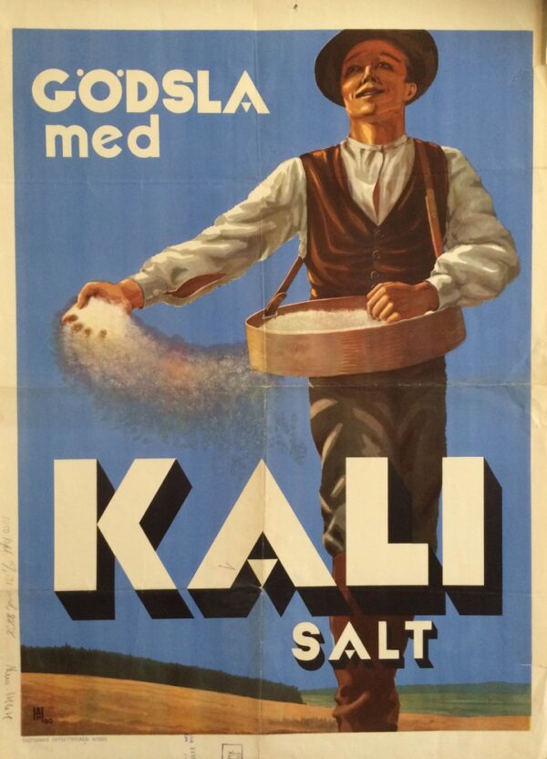 Hellström, B. Harald: Gödsla med Kalisalt | Original poster