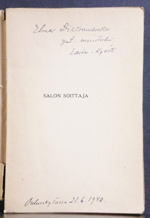 Larin-Kyösti Salon soittaja (1919)