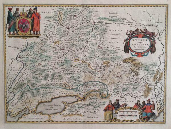 Massa, I.: Russiae, Vulgo Moscovia dictae, Pars Australis