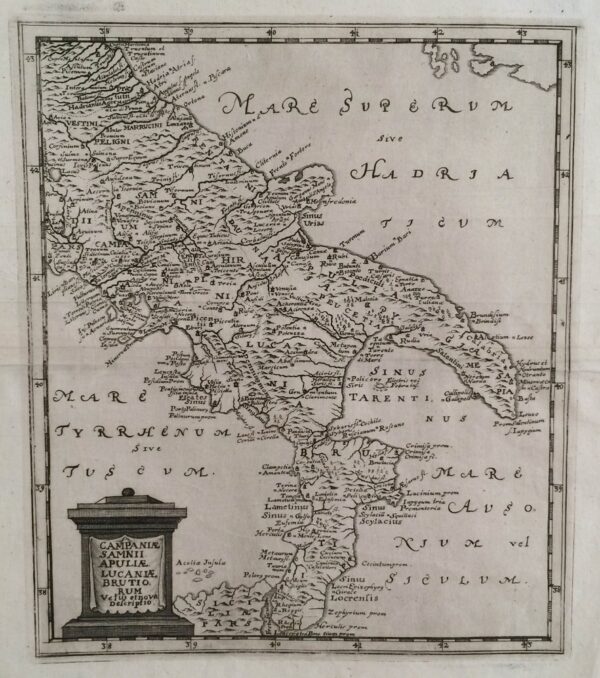 Cluverius, P.: Campaniae, Samnii, Apuliae, Lucaniae, Brutiorum vetus et nova descriptio