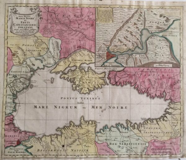 Lotter, T. C.: Nova mappa Maris Nigri et Freti Constantino Politano