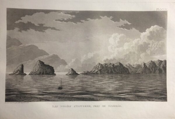 A. F. SKJÖLDEBRAND Îles nomées Stapperne, pres de Mageröe
