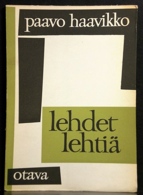 Paavo Haavikko Lehdet lehtiä (1958)
