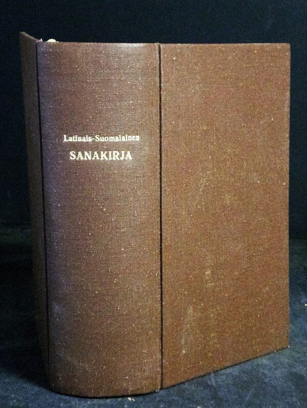 J. W. Rothsten Latinais-suomalainen sanakirja koulujen tarpeeksi (1864)
