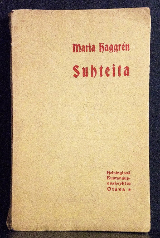 Maria Haggrén Suhteita. Harjoitelmia (1905)