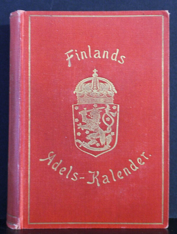OSCAR WASASTJERNA Storfurstendömet Finlands ridderskaps och adels kalender för år 1912