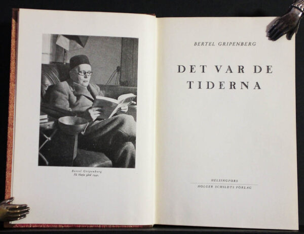 BERTEL GRIPENBERG Det var de tiderna (1943)