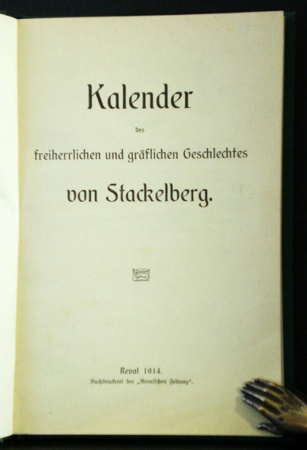 Kalender des freiherrlichen und gräflichen Geschlechtes von Stackelberg (1914)