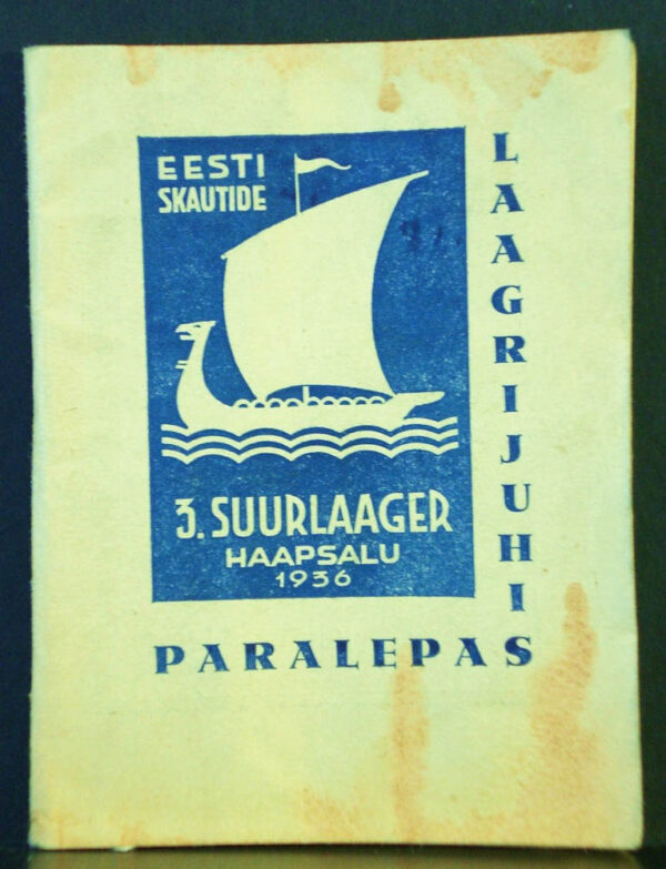 Eesti Skautide Maleva. III. Suurlaagri juhis (1936)