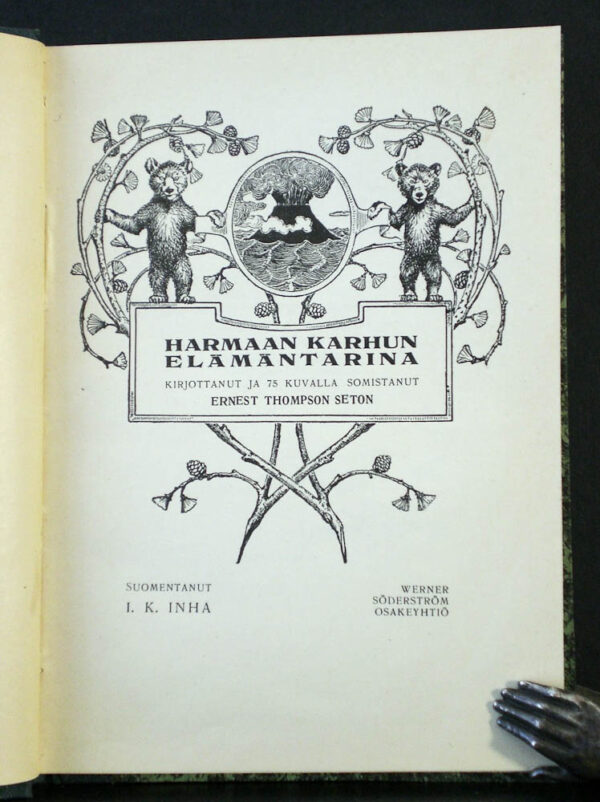 Ernest Thompson Seton Harmaan karhun elämäntarina