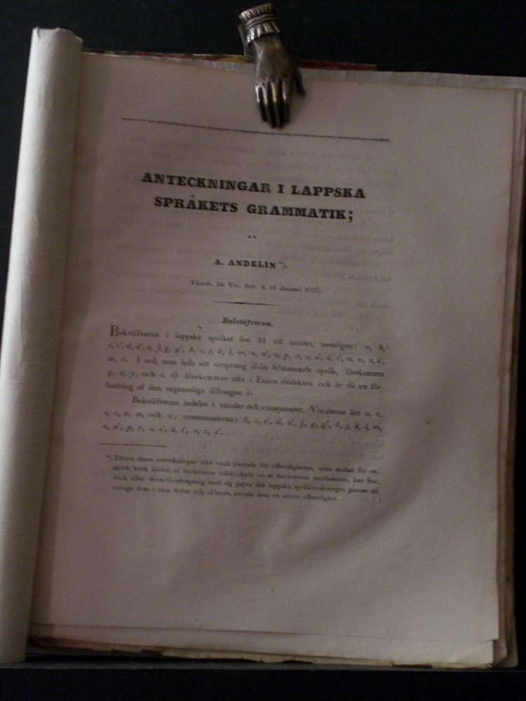 Anteckningar i lappska språkets grammatik