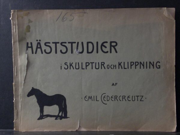 Cedercreutz, Emil: Häststudier i skulptur och klippning
