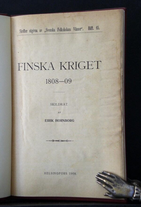 EIRIK HORNBORG Finska kriget 1808-09