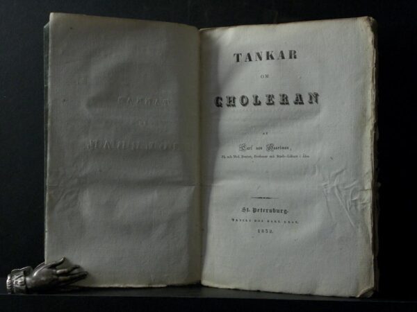 Tankar om Choleran af Carl von Haartman (1852)