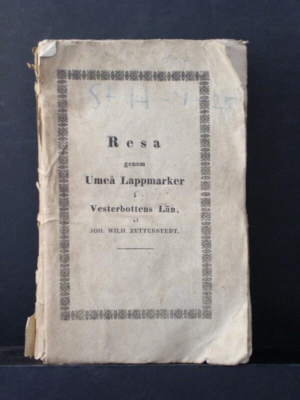 Resa genom Umeå Lappmarker i Vesterbottens län, förrättad år 1832