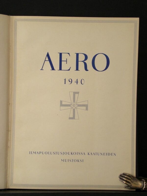 Aero 1940. Ilmapuolustusjoukoissa kaatuneiden muistoksi