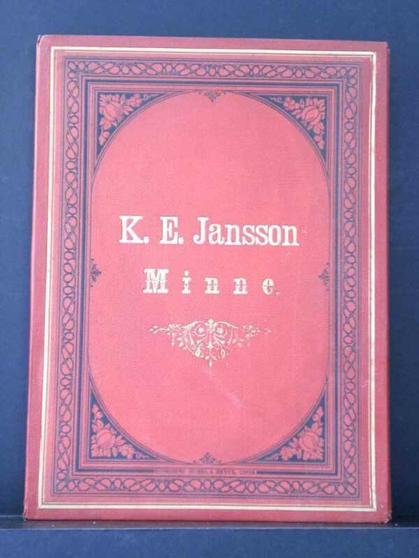 K .E. Jansson minne. Fotografi-album