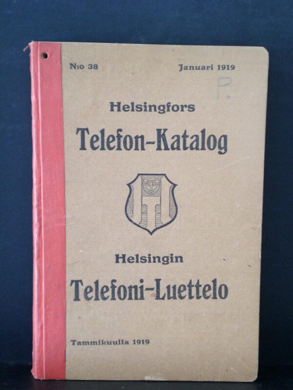 Helsingfors Telefon-Katalog 1919 Helsingin Telefoni-Luettelo