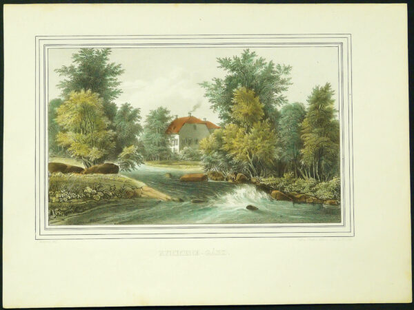 Kymmene-gård - Kyminkartano. Finland framställdt i teckningar (1845)