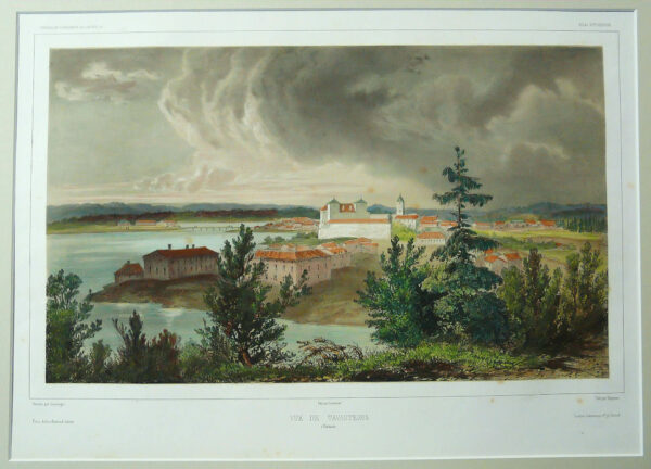 B. LAUVERGNE Vue de Tavastehus (1842)