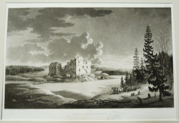 A. F. SKJÖLDEBRAND Ruines de Castelholm (1802)