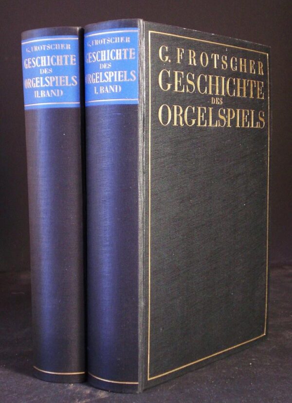 Geschichte des Orgelspiels und der Orgelkomposition I-II