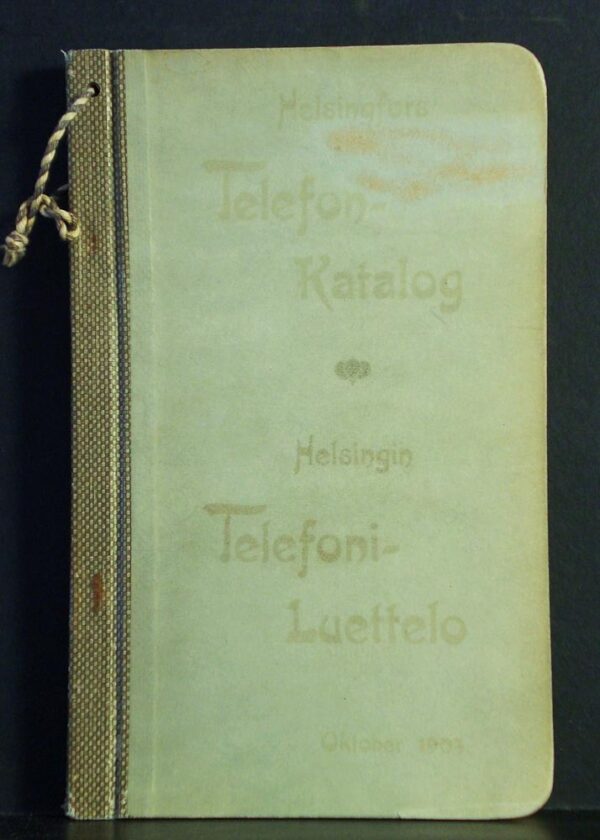 Helsingfors Telefon-Katalog 1903 Helsingin Telefoni-Luettelo