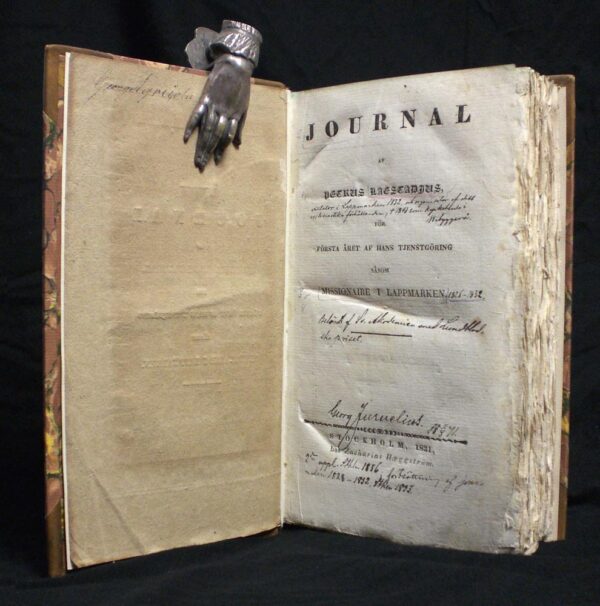 Journal af Petrus Laestadius för första året af hans tjenstgöring såsom missionaire i Lappmarken (1831)