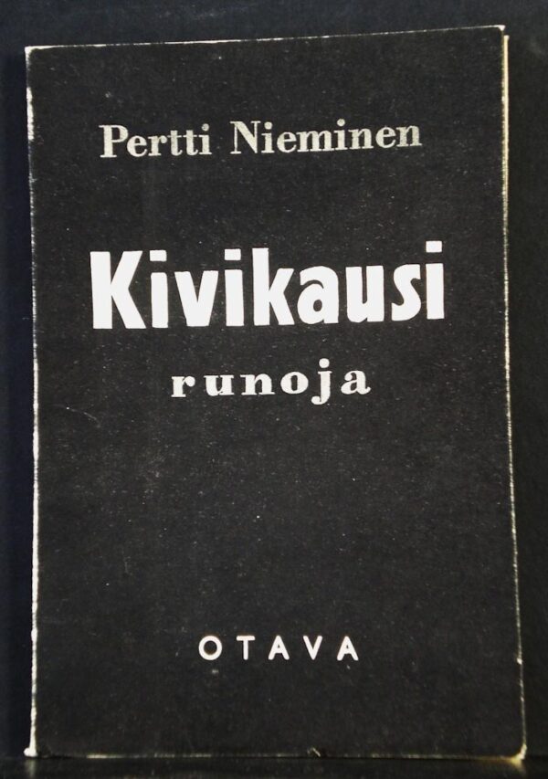 Pertti Nieminen Kivikausi, runoja (1956)