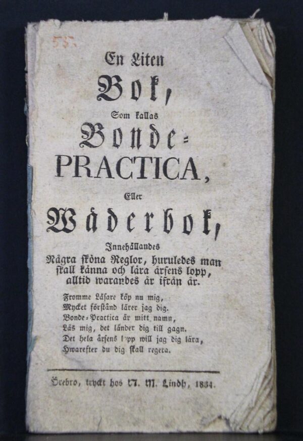 En liten bok, som kallas bonde-practica (1834)