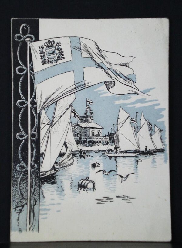 Yachter, deltagande i Nyländska Jaktklubbens internationela årsregatta den 7 juli 1895