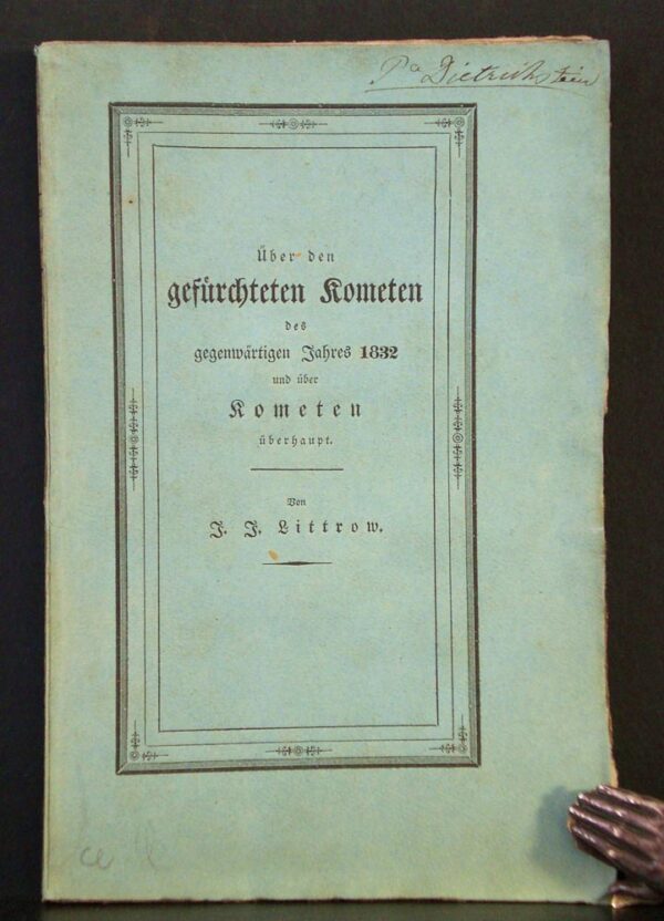 J. J. LITTROW Über den gefurchteten Kometen des gegenwärtigen Jahres 1832 und uber Kometen uberhaupt